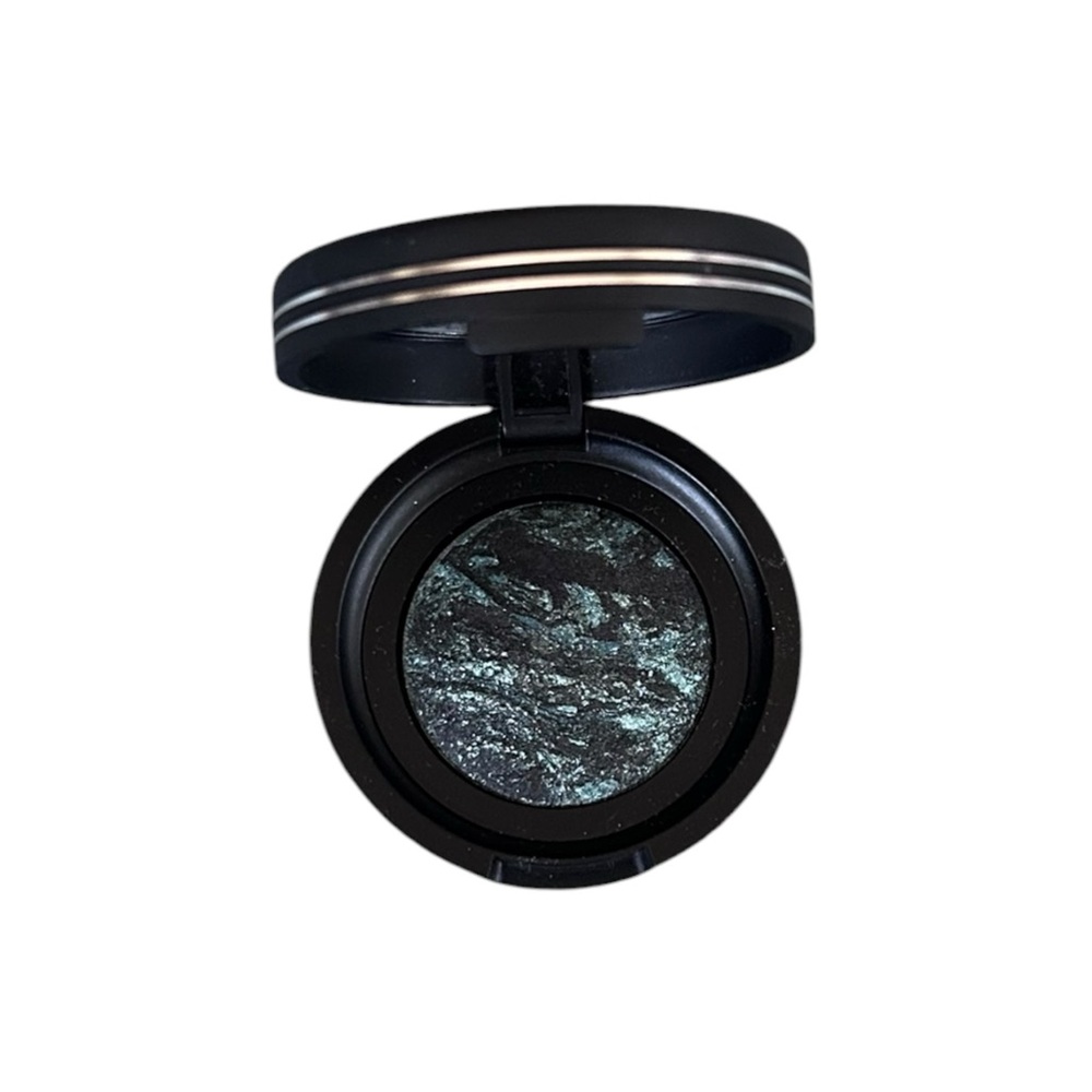 Laura Geller Eye Rimz Baked Shadow in Hocus Pocus Black Green Goth Discontinued